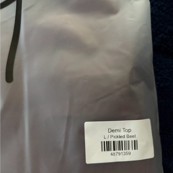 Hanifa Deep Burgundy Top - Picture 3 of 3